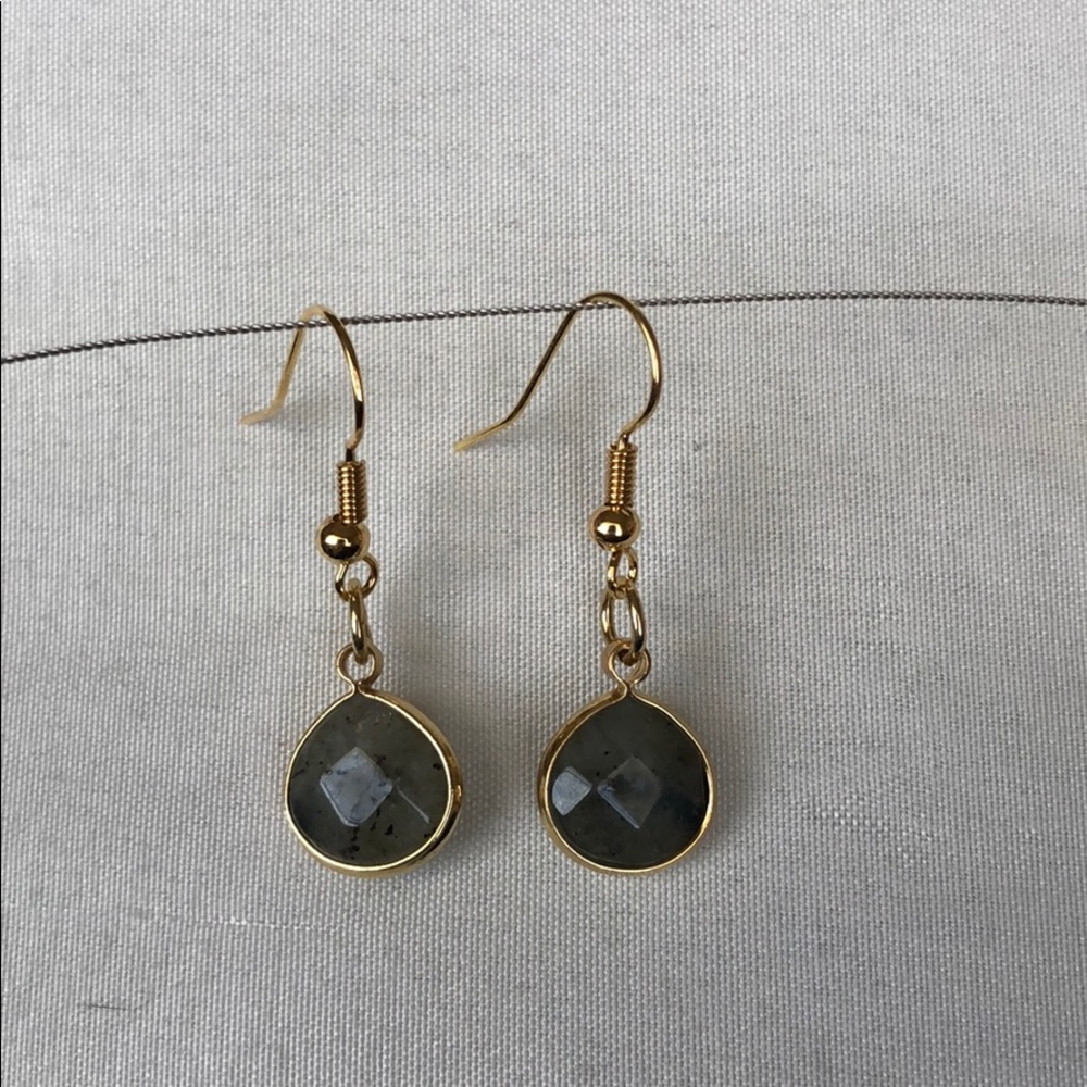 Beautiful Grey and Black Homemade Earrings!